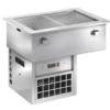 Cuve Réfrigérée en Inox de Maintient des Aliments Congelés avec Groupe Intégré - 1 Niveau Prof. 150 mm - Distform