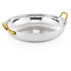 Cuvette de service en Acier au nickel-chrome H 75 mm Ø 240 mm - Was Germany