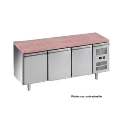 DESSERTE REFRIGEREE INOX -2/+8°C GAZ R290
