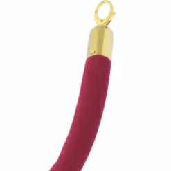 DESTOCKAGE lot de 4 cordons Rouges à Crochets Dorés pour Poteau d'Accueil 1,5 m - Pujadas