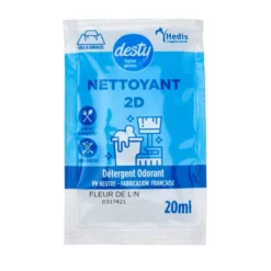 Desty Nettoyant 2D Fleur de Lin Flacon de 20ml - Lot de 5 Colis de 250 - Sico