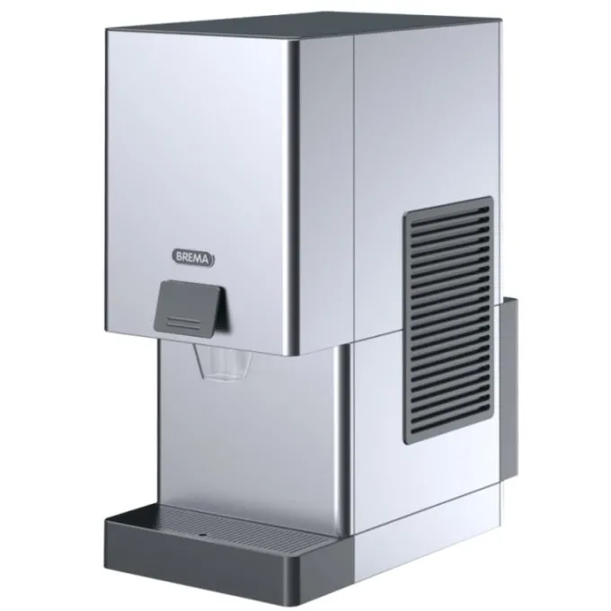 Distributeur Automatique de Glace Nuggets Production 100 kg/24h Réserve-Bac 5kg Condenseur Air - BREMA