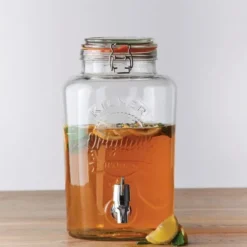 Distributeur de Boissons 5 Litres avec Couvercle à Clip - Kilner