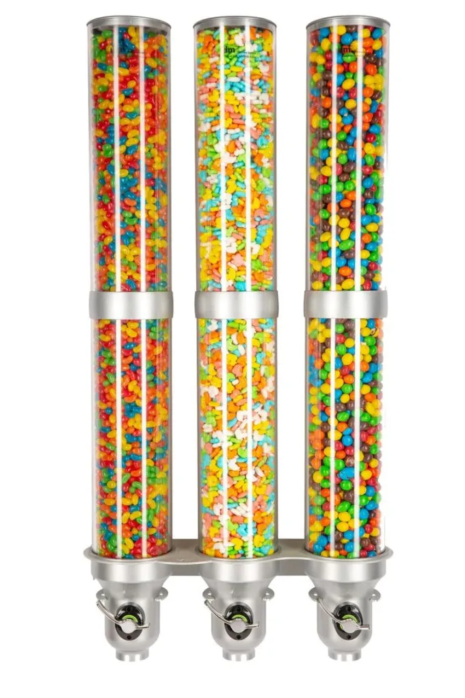 Distributeur de Bonbons - 3 Cylindres - 465 x 155 x 950 mm - IDM