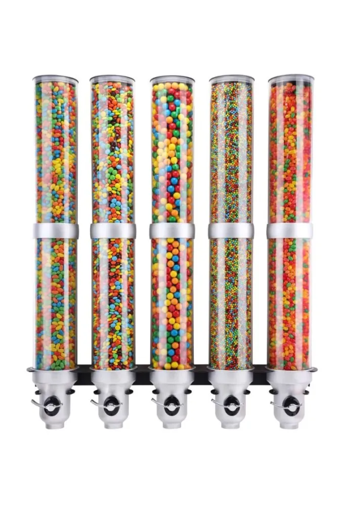 Distributeur de Bonbons - 5 Cylindres - 785 x 155 x 950mm - IDM