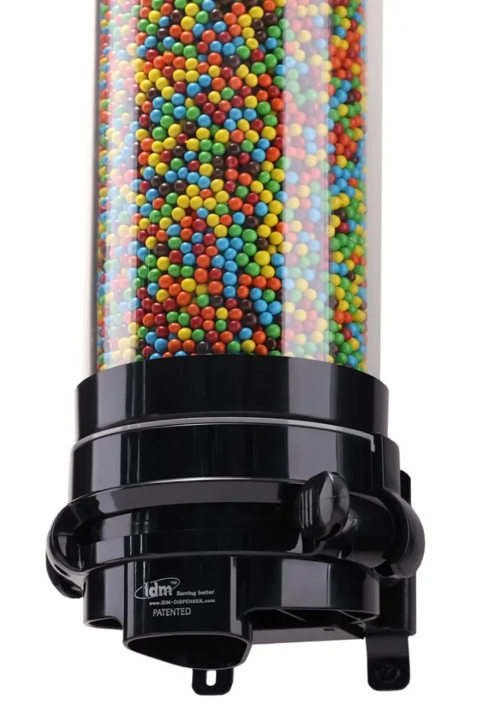 Distributeur de Bonbons Mural 1 Cylindre - 150 x 150 x 470 mm - IDM