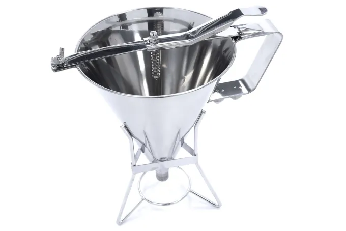 Distributeur de Pâte - 1,6 L - Inox - Bouton de Dosage - Maxima