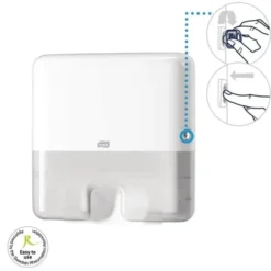 Distributeur Mini pour Essuie-Mains Interfoliés Blanc - Tork