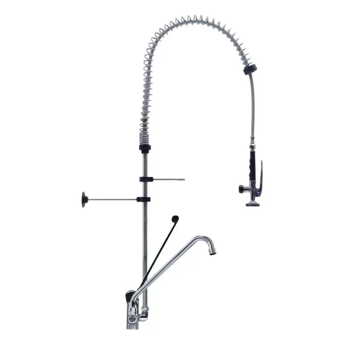 Douchette avec puisage grand modèle monotrou col de cygne et commande mains libres