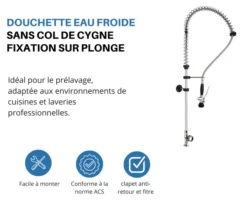 DOUCHETTE EAU FROIDE SANS COL DE CYGNE-L2G
