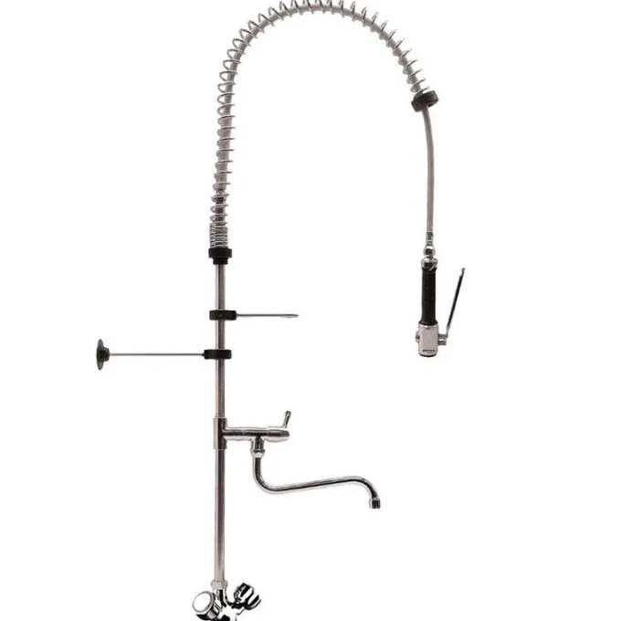 Douchette mélangeur monotrou standard avec col de cygne