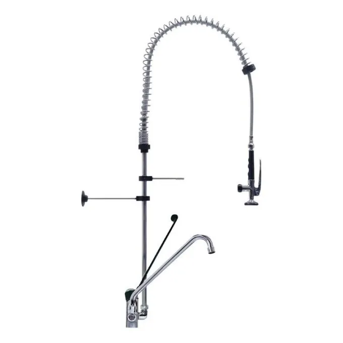 Douchette mélangeuse avec robinet orientable -monotrou