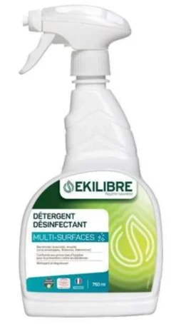 Détergent Désinfectant Multi Surfaces Concentré Flacon de 750ml - Lot de 4 Colis de 6 - Action Pin