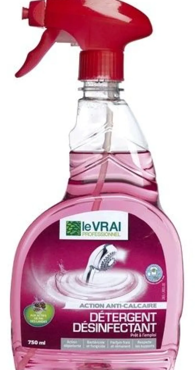 Détergent Désinfectant Sanitaires - Lot de 4 Colis de 6x750ml - Action Pin