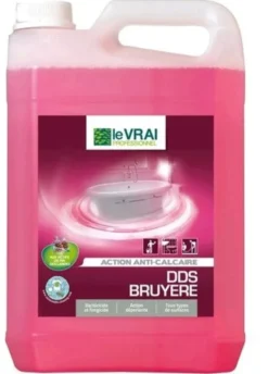 Détergent Désinfectant Sanitaires Concentré - Lot de 8 Bidons 5L - Action Pin