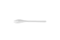 EKO Fourchette blanche en CPLA 17,5 cm - 1500 unités - Betik
