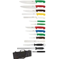 Ensemble de Couteaux Professionnel - 15 Pièces - Hygiplas