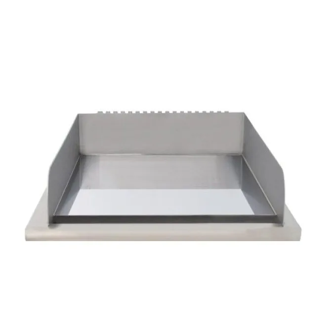 Ensemble de Cuisson Combiné FLEXI Série 600 - Meuble avec 2 Grilles, Réchaud et Frytop Chromé - Arilex