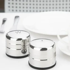 Ensemble Salière et Poivrière Inox 60(h)mm - Jumbo Olympia
