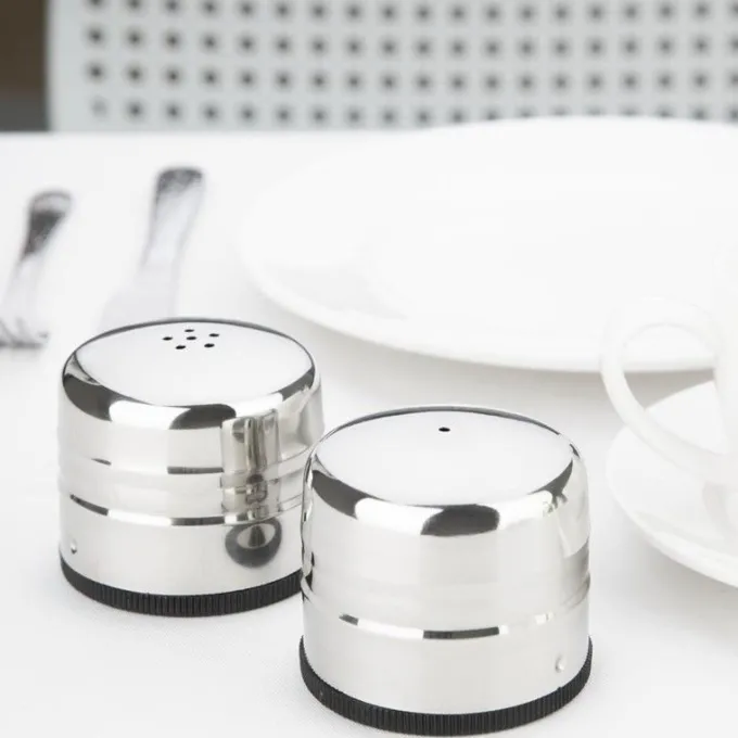 Ensemble Salière et Poivrière Inox 60(h)mm - Jumbo Olympia
