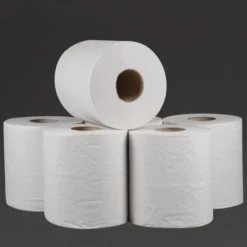 Essuie-Mains Blanc 2 Plis à Dévidage Central Contact Alimentaire - Lot de 6 - Jantex