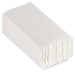 Essuie-Mains Pli en C Blanc Lot de 15 Paquets de 160 Feuilles - Jantex