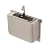 Evier pour Cuillère à Glace 410X120X270 mm - Avec Douchette et Raccordement d'Eau - Combisteel