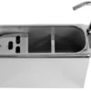 Evier pour Cuillère à Glace 330X120X150 mm - Avec Robinet et Trou d'Evacuation - Combisteel