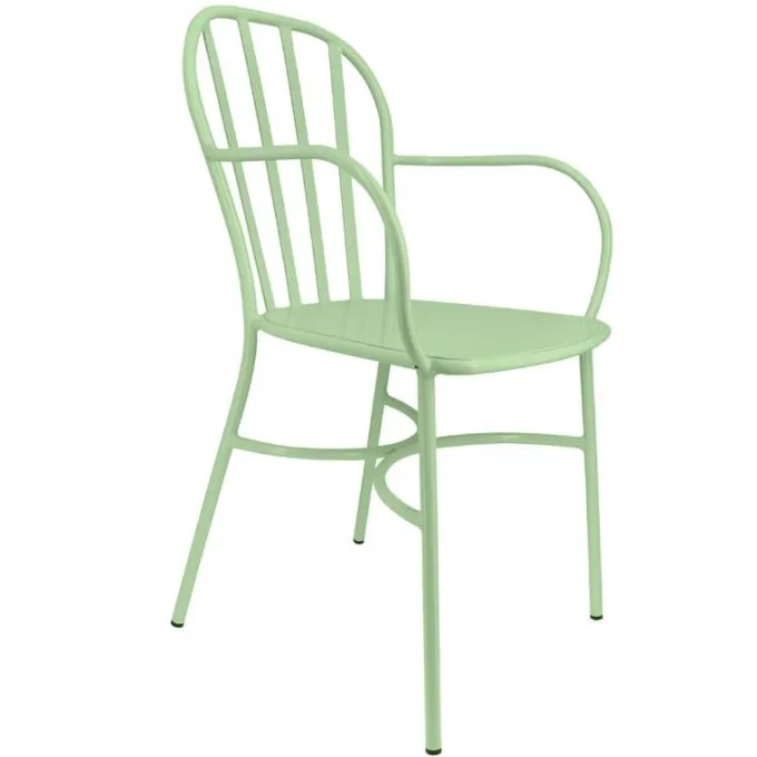 Fauteuil Métal Biscarrosse Vert - Ligne CHR