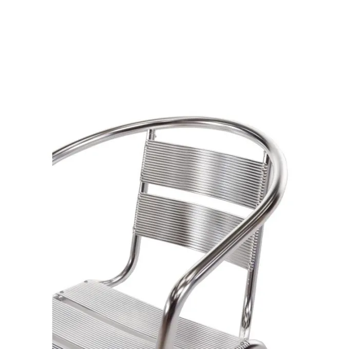 Fauteuils Empilables en Aluminium - Lot de 4 - Bolero