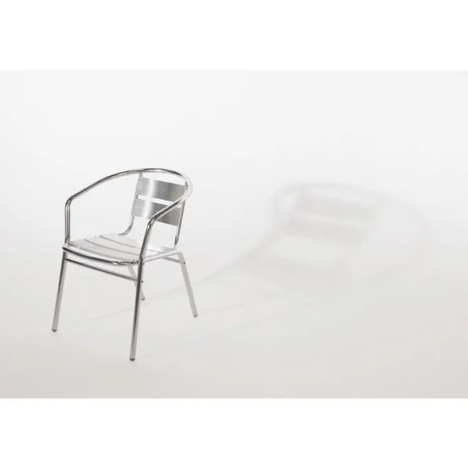 Fauteuils Empilables en Aluminium - Lot de 4 - Bolero