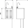 Fontaine à Eau Réfrigérée Murale Cold+ avec Robinet à Pédale - Fricosmos