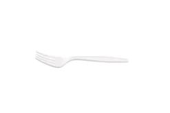 Fourchette blanche en maïs 17,5 cm - 1500 unités - Betik