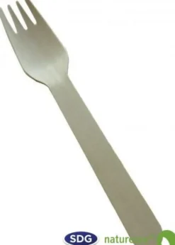 Fourchette en Bois Naturel 16,5 cm - SDG - Lot de 2000