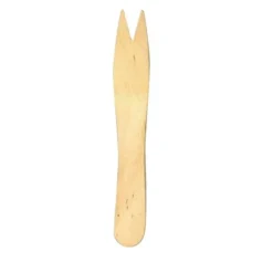 Fourchettes en Bois Jetables 95 mm Lot de 1000 - Plastico