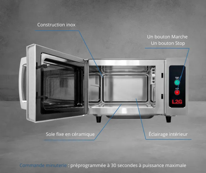 FOUR MICRO-ONDES 25 LITRES SPECIAL SELF - L2G