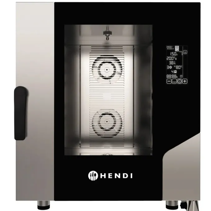 Four mixte Contact 7 x GN 1/1, 400V/10400W, 730x849x(H)850mm - Hendi