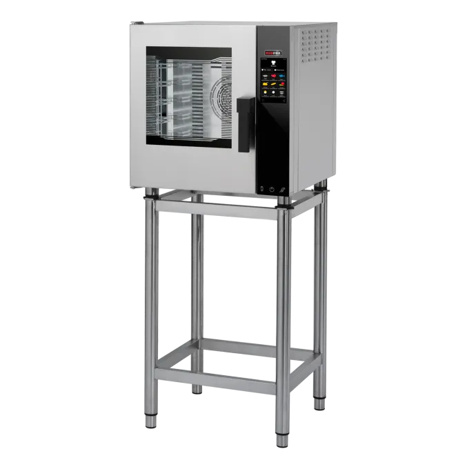 Four mixte électrique renforcé, injection, écran tactile couleur, nettoyage auto, porte gauche, 5x GN 2/4 - MPDN 0523 X ELAM - Redfox