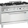 Fourneau Gaz 6 Brûleurs sur Four Gaz 13,5 kW - Bartscher