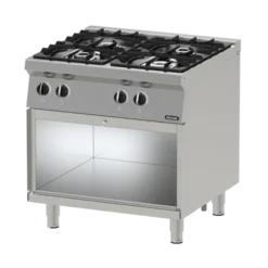 Fourneau Gaz 4 Feux Armoire Ouverte - 22 kW - Série 750 - Nayati