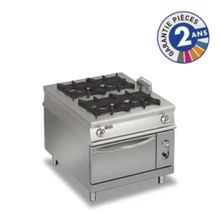 Fourneau à Gaz sur Four - 4 feux vifs - 42,4 kW - Baron