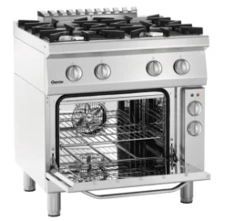 Fourneau à Gaz sur Four Série 700 Classic 4 Brûleurs - 29,4 kW - Bartscher
