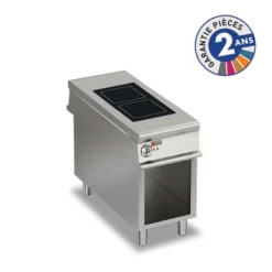 Fourneau à Induction Vitrocéramique sur meuble - 2 zones - 8 kW - Baron