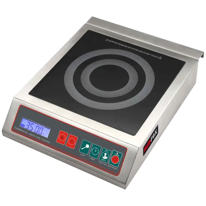 Fourneau électrique de table à induction 12 niveaux de performance digi. panneau de commande 230 V RIB 3536 ET - Redfox