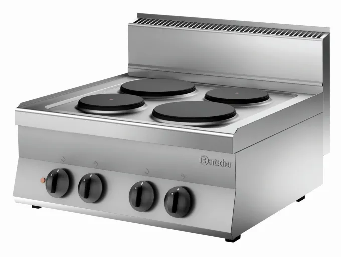 Fourneau Électrique Professionnel - 4 PL - 650 - L700 - AT - Bartscher