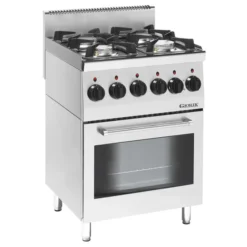 Fourneaux feux vifs gaz, 4 feux - 3,5 kW et 6 kW - sur Four - Giorik