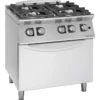 Fourneaux feux vifs gaz, 4 feux - 3,5 kW et 6 kW - four gaz - Giorik