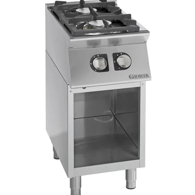 Fourneaux feux vifs gaz, 2 feux - 3,5 kW et 6 kW - Giorik