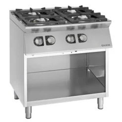 Fourneaux feux vifs gaz, 4 feux - 3,5 kW et 6 kW - Giorik