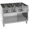 Fourneaux feux vifs gaz, 6 feux - 4 kW et 8 kW - Giorik